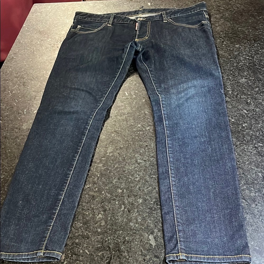 DSQUARED2 Men's Straight Jeans - Dark Blue